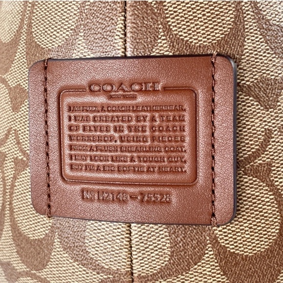 RARE COACH F75528 LARGE LEATHER SHEARLING BEAR COLLECTOR HOLIDAY GIFT - Picture 13 of 16